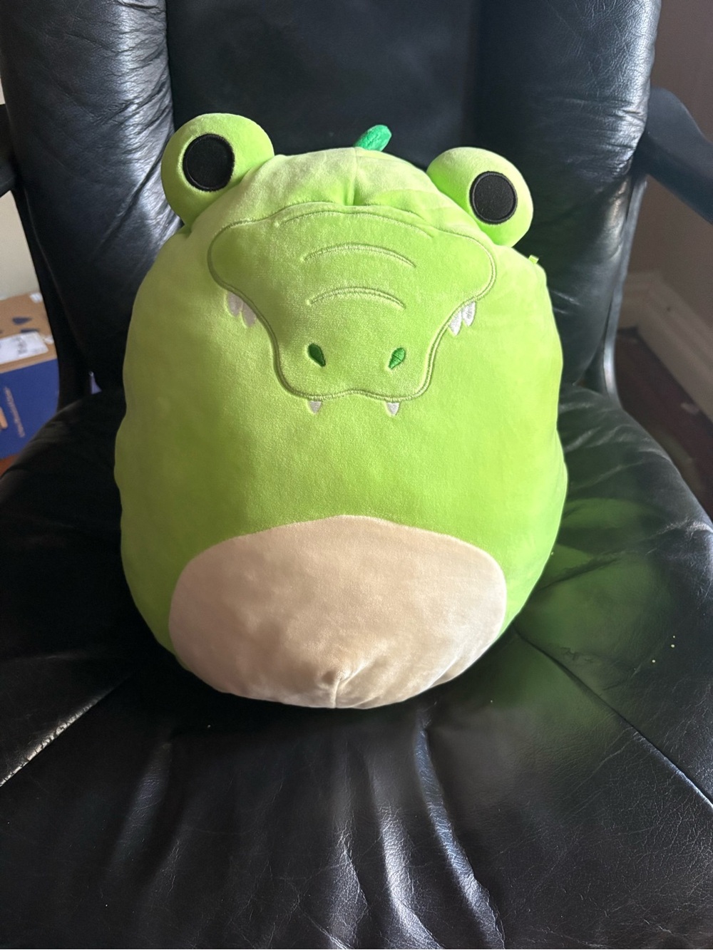 Plush Green Crocodile Reptile Pet Toy Cushion